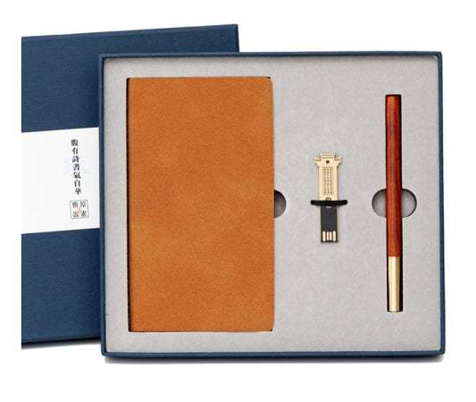 Custom Logo A6 Notebook Three-Piece Set Gift Box | Premium Corporate Gifts and Custom Gifts