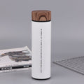 Custom Logo Wood Grain Lid Thermos Mug | Premium Corporate Gifts and Custom Gifts