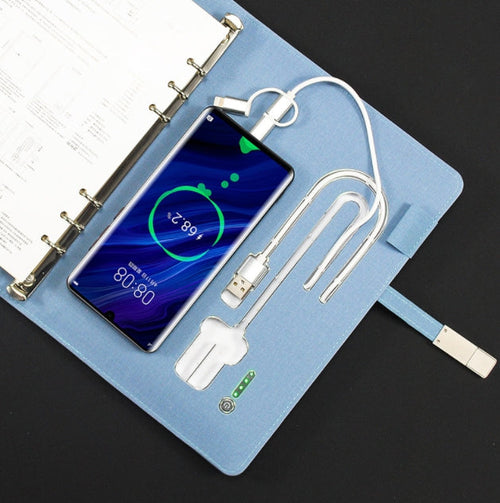 Custom Logo Business Multi-functional Charging Notebook | Premium Corporate Gifts and Custom Gifts