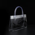 Custom Logo PVC Transparent Advertising Tote Bag Shopping Bag (Horizontal) | Premium Corporate Gifts and Custom Gifts