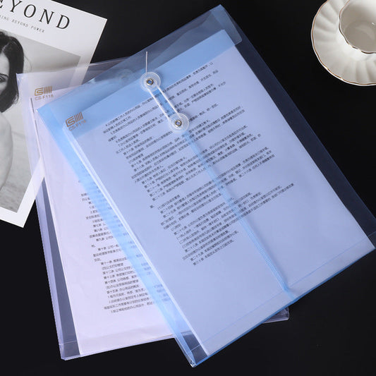Custom Logo A4 Transparent Rope Folder Document Bag | Premium Corporate Gifts and Custom Gifts