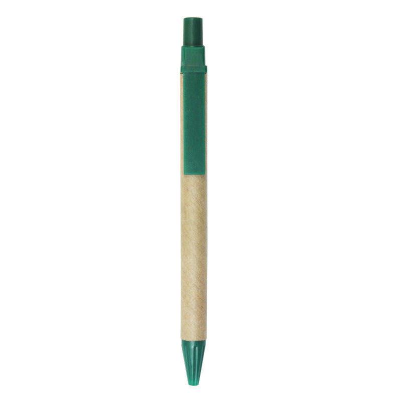 Custom Logo Environmentally Friendly Pressed Kraft Paper Advertising Pen | Premium Corporate Gifts and Custom Gifts