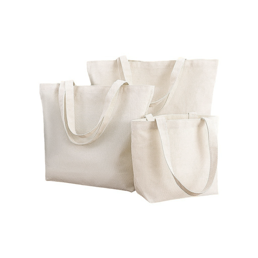 Custom Logo Eco-friendly canvas shopping bag tote bag (with bottom and no sides) | Premium Corporate Gifts and Custom Gifts