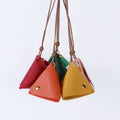 Custom Logo Triangle Coin Leather Storage Bag | Premium Corporate Gifts and Custom Gifts