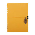 Custom Logo Leather leaf strap notebook | Premium Corporate Gifts and Custom Gifts