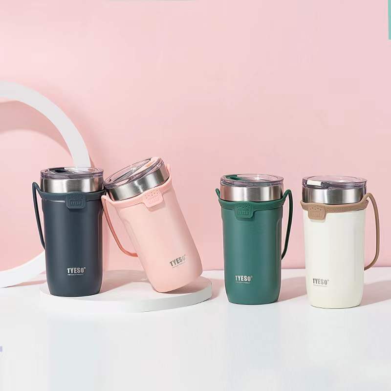 Custom Logo Textured handheld stainless steel coffee cup | Premium Corporate Gifts and Custom Gifts