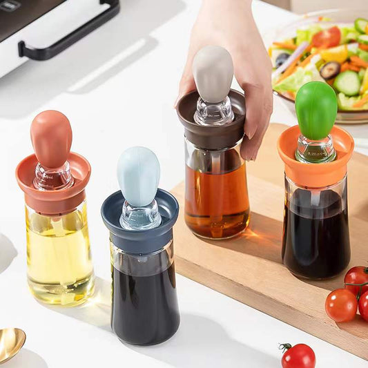 Custom Logo Press-type oil-brushed glass bottle | Premium Corporate Gifts and Custom Gifts